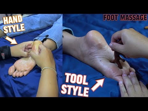 ASMR Foot Massage with Tool: Tingles, Relaxation and Stress Relief