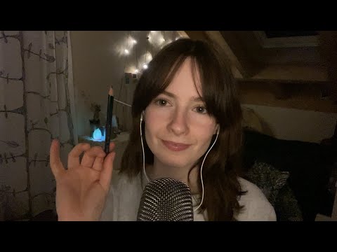 🌟 ASMR Sketching You ✍️ Personal Attention, Close Up Whispers, Blue Yeti 🌟