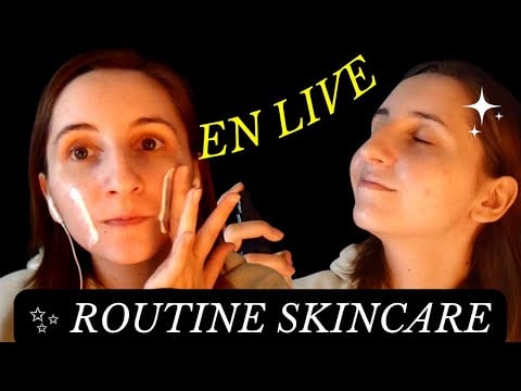 ASMR FR : Je réalise ma skincare routine 🫠