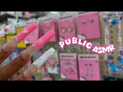 PUBLIC ASMR IN HOBBY LOBBY | LOFI, CLICKY WHISPERS, CAMERA TAPPING, SCRATCHING , PRICE CHECK & MORE!