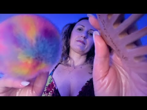 ASMR Relaxing FACE and HAIR MASSAGE 💆🏼‍♀️