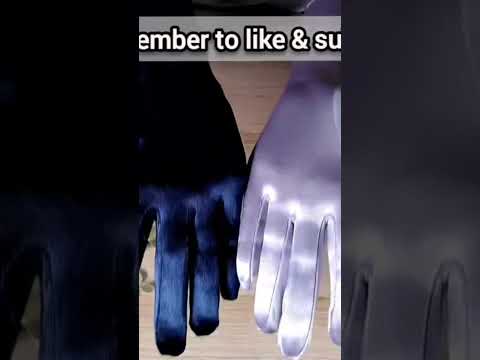 Yellow Lilac & Navy #Satin #Gloves #ASMR #asmrlikeasandbox #triggersforsleep