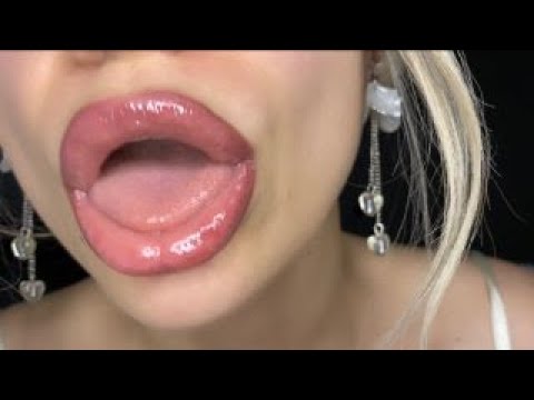 Asmr | mouth sounds | Lens licking