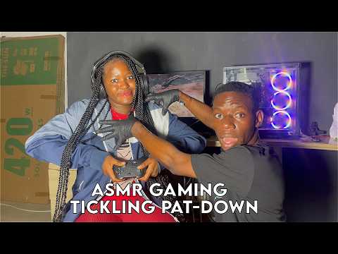 ASMR TSA Security Gamer Pat Down Check -ASMR Fast & Aggressive Tickling Full Body TSA Pat Down