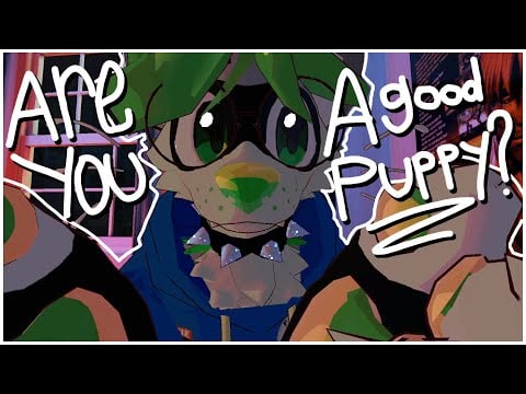 [Furry ASMR] Hey puppyyy! Are you a good puppy?? | kissing | Affirmations | Petting | VR