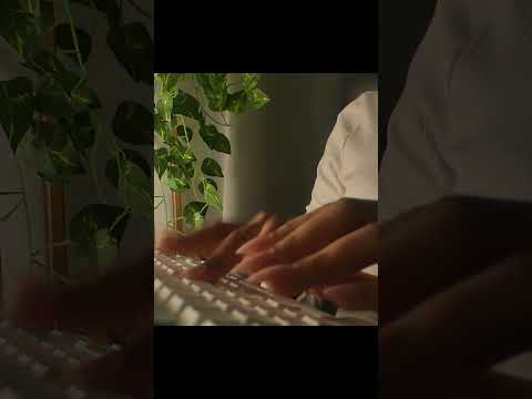 ASMR keyboard typing + layered gum chewing sounds 💻🍬  #asmr #relax #tingles #asmrsounds #notalking