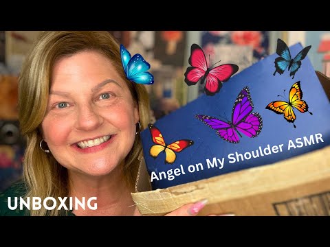 ASMR | Unboxing a Wonderful Gift from @Angelonmyshoulder Featuring SO Many Tingly Gifts! 💖🥰✨