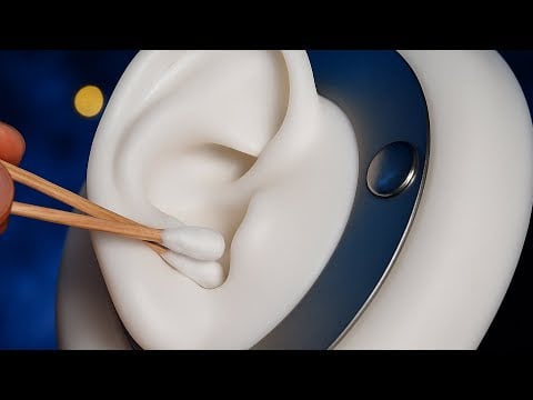 ASMR 고막에 면봉 꽂히기 1초전ㅎ 극현실 귀청소 (노토킹)