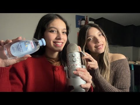 ASMR 32 SONIDOS CON 8 TRIGGERS| MI HERMANA Y YO😴💤| SOFIWI