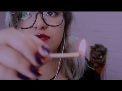 ASMR CHILE/ESPAÑOL - Sonidos para RELAJARTE ✨ Jardín ZEN, lighting matches, tapping, scratching 😴