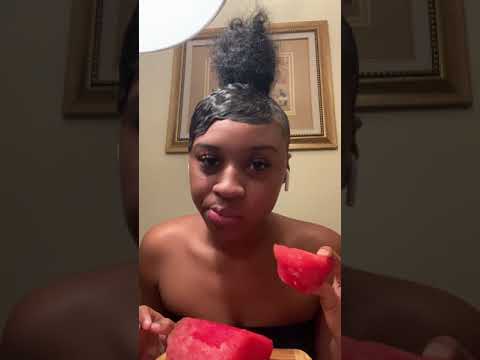 ASMR ~ Watermelon Eating🍉👅