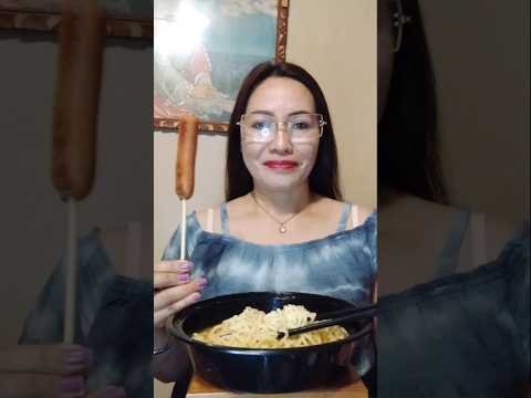 RAMEM & HOTDOG#shortsfeed #mukbang #eatingshow #everyone #food #eating #ramen #noodles #asmr