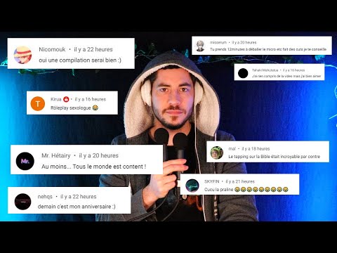 ASMR REPONSE A VOS COMMENTAIRES (chaleureux)