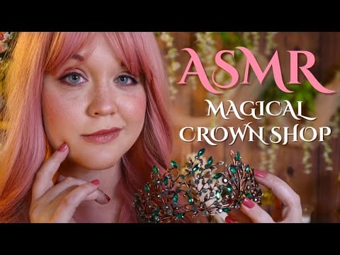 ASMR Magical Crown Shop 👑 Soft-Spoken Fantasy Roleplay for Rest & Relaxation
