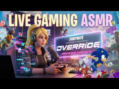 Fall asleep while I play Fortnite ASMR Gaming ASMR LIVE