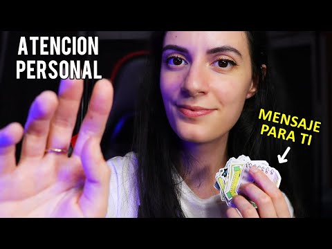 ASMR español Atencion personal para dormir + Mensaje motivacional, mimos, cuidado 🤍