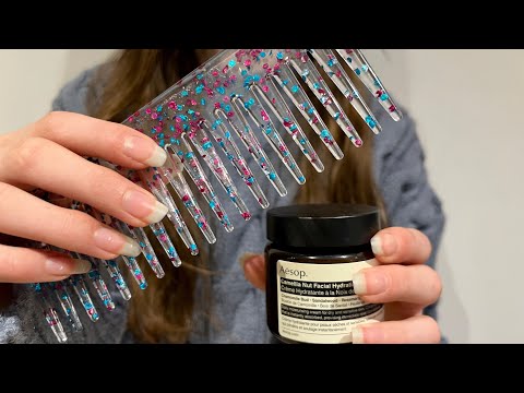Asmr getting you unready | Hair brushing | Actual Camera touching | lo-fi