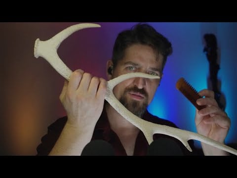 ASMR with Antlers 🫎 Binaural Tapping (No Talking)
