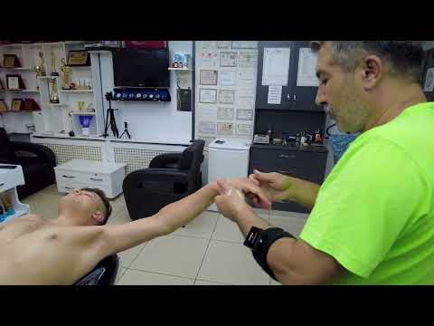 Asmr Crazy Chest Massage and Relaxing Head Massage on the Turkısh Barber Chaır