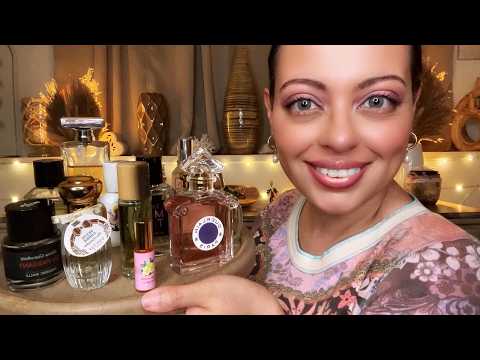 ASMR| Spring Perfume Tray 🌸 Show & Tell Collection (SOFT SPOKEN w/ Slight Whispering)