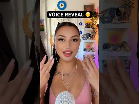 Voice Reveal !!!! 🤭 #asmr