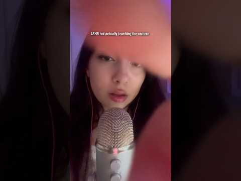 ASMR but actually touching the camera 🤫