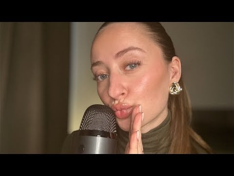 ASMR Extreme Close-Up Mouth Sounds & Inaudible Whispers  💋 (100% Sensitivity)