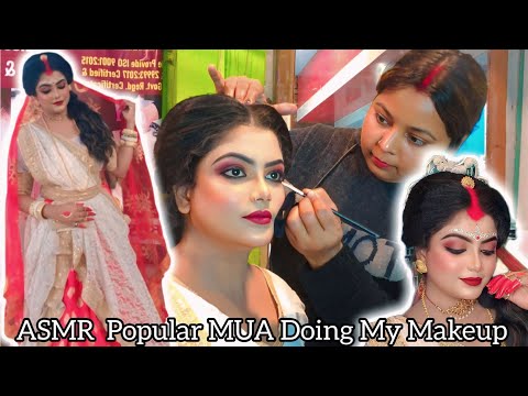 ASMR | Popular Makeup Artist Doing My Wedding Makeup | 💄😍