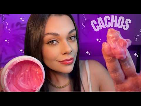 ASMR: Finalizando Seus Cachos Até Você Dormir 😴 👩🏻‍🦱
