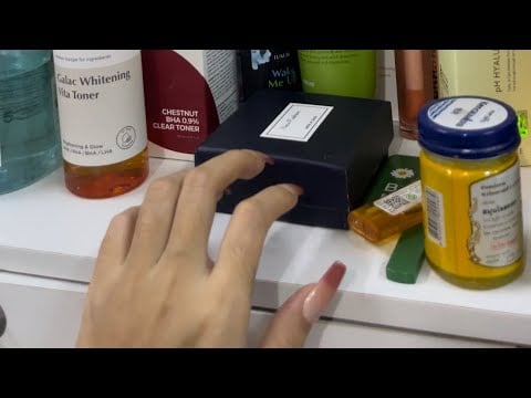 Aggressive skincare ASMR 5:54 minutes