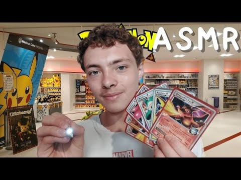 ASMR FR: Roleplay💶j'estime tes cartes pokémon niv X💶