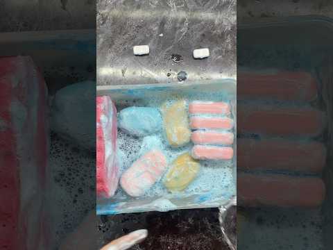 #asmr #rainbowsoap #soap #relaxing #asmrsounds #justsoaps