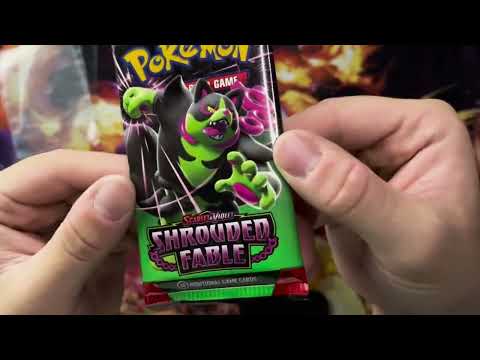 ASMR Pokémon Pack Opening | Shrouded Fable | 10,000% Guaranteed Tingles