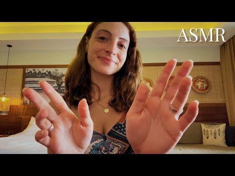 ASMR | LOFI FAST Hand Movements in a Hotel Room in Bali (Up-Close)🌴🌊