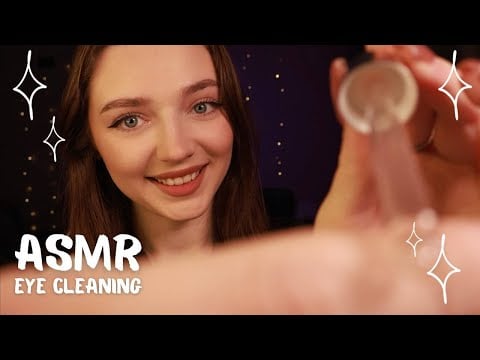 ASMR Eye Cleaning 👁️ The Best Visual Trigger 😍