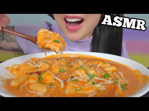 ASMR CHEESY SOFT DESSERT RICE CAKE *COOKING (EATING SOUNDS) LIGHT WHISPERS | SAS-ASMR