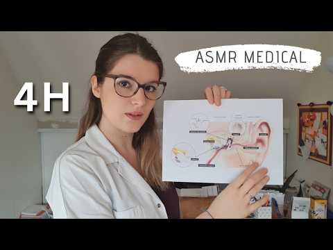 4H d'ASMR Médical 🩺 Pour dormir profondément sans pub ...😴