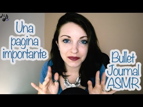 ASMR ITA WHISPERING Una pagina importante del mio #BULLETJOURNAL