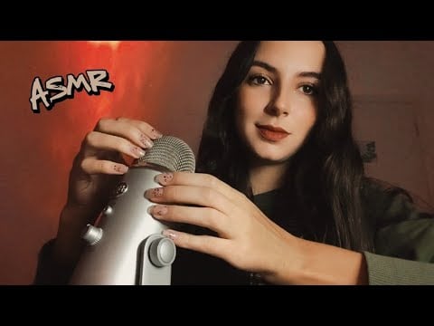 ASMR ARRANHANDO MICROFONE! 💤✨