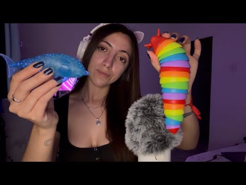 ASMR con todos los objetos del canal👀😴