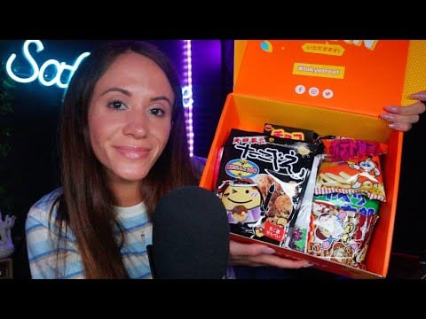 ASMR / Trying Tokyo Treat (june unboxing)