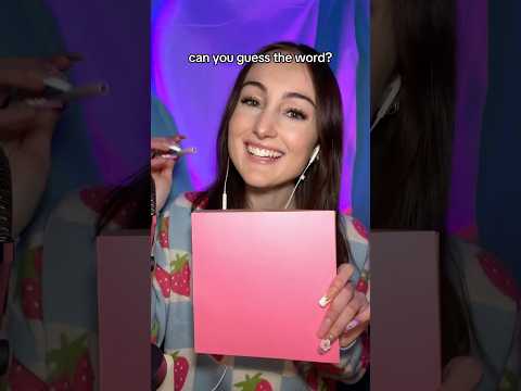 Guess the Word ASMR - Level: Easy