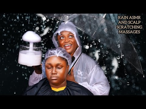 1ST RAIN ✨ASMR ON REAL PERSON,SCALP MOXIBUSTION, SLIME,FINGER,JAW & NECK MASSAGE,SLEEP GUARANTEED.