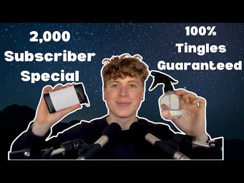 ASMR - 2,000 Subscriber Special - 20 Tingly Triggers For Sleep
