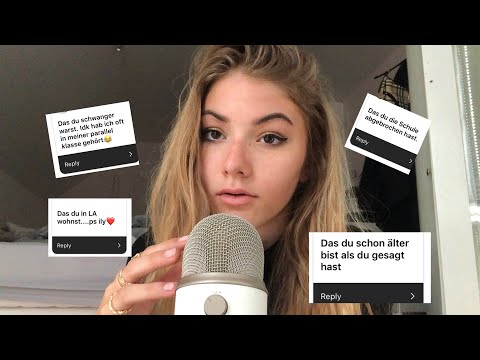 ASMR- Eure Annahmen/Gerüchte über mich! (Freund? Schule?)🤔 {ASMR German/Deutsch)