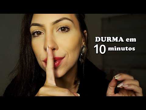 Esse ASMR vai te dar sono em 10 minutos (sons de boca, sussurros, voz suave, hand movements)