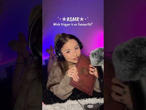 ASMR | Wich trigger is ur favourite?💓 #asmr #asmrtriggers #karmaasmr #asmrshorts #asmrvideos