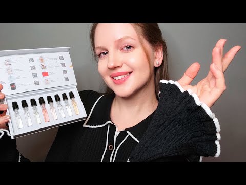 АСМР Выбираем Парфюм Gucci из Randewoo. Щипковый Массаж Лица • ASMR Perfume Selection. Face Massage