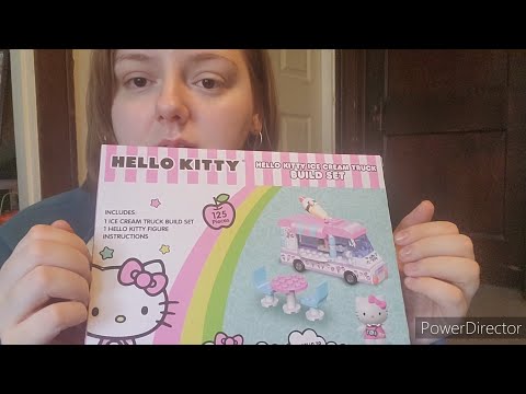 ASMR- Building Legos- Hello Kitty- Ice Cream Truck Lego Set (Rambling)