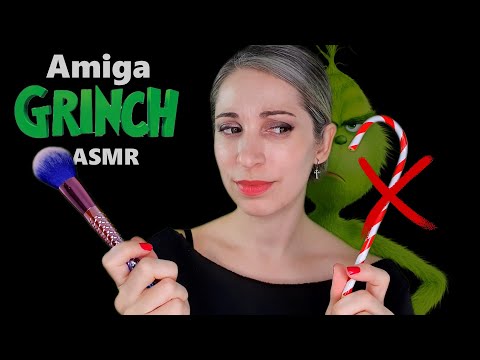 🎄ASMR | Tu Amiga GRINCH hace tu MAQUILLAJE | SusurrosdelSurr